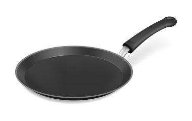 Fotogerçekçi siyah kızartma tavası