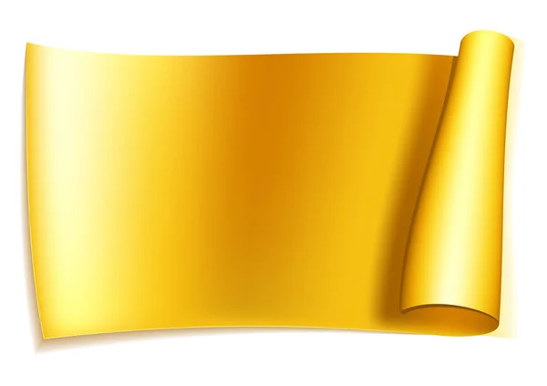 Büyük altın şerit — Stok Vektör