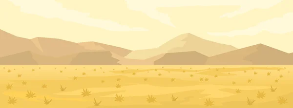 Hintergrund Wüstenlandschaft — Stockvektor