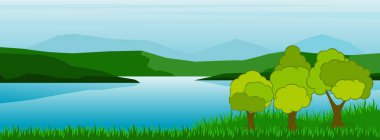 Kırsal manzara arka planı