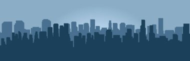Basit şehir silueti