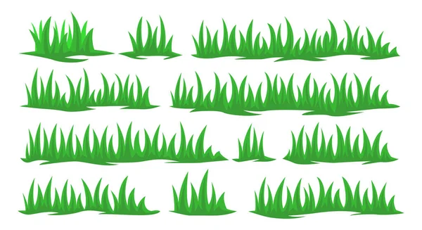 Green grass collection — Stock Vector