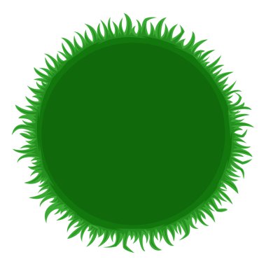 çerçeve ile yeşil çimen