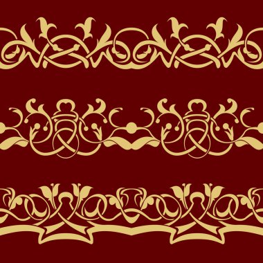 altın çiçek sorunsuz kenarlık