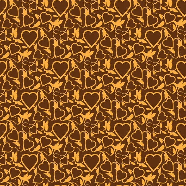 Textura sin costuras con corazón — Vector de stock