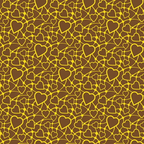 Textura sin costuras con corazón — Vector de stock