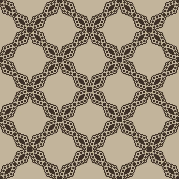 Patrón marrón sin costura — Archivo Imágenes Vectoriales