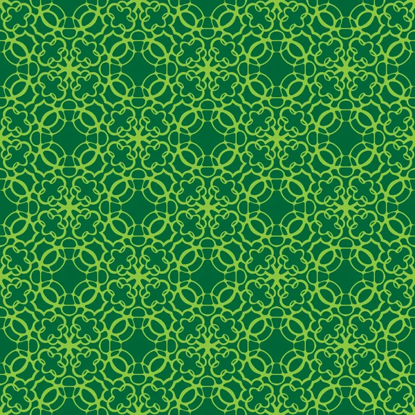 绿色无缝图案 — 图库矢量图片