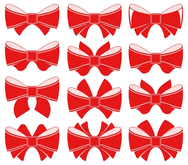 Arc rouge uni — Image vectorielle