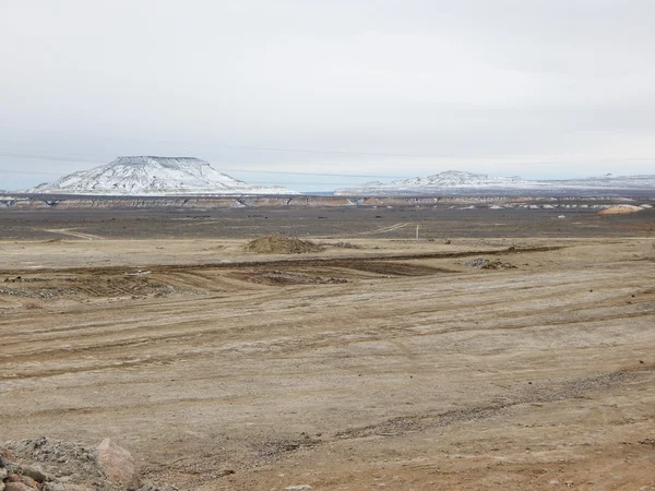 Steppe mountain. Mangistau region. Kazakhstan. — Stock Photo, Image