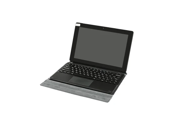Tablet pc en toetsenbord. — Stockfoto