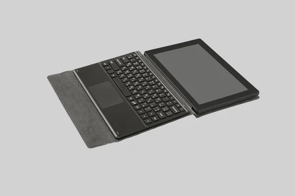 Tablet pc a klávesnice. — Stock fotografie
