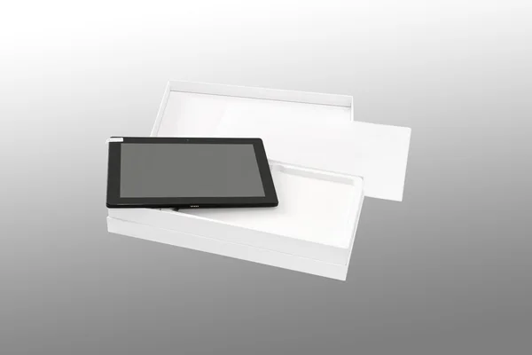 Tablet PC in un nuovo imballaggio . — Foto Stock