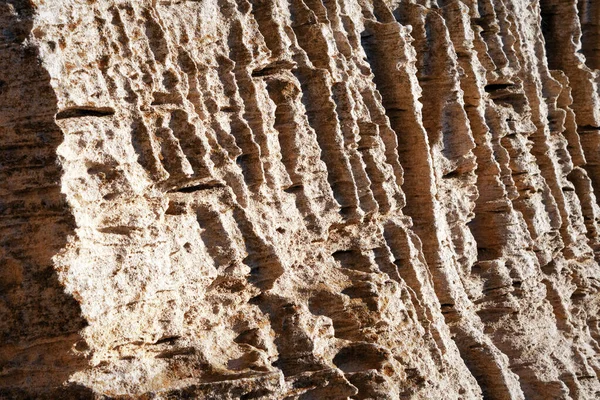 Sandsten Ytan Klippig Strand Vid Kaspiska Havet — Stockfoto