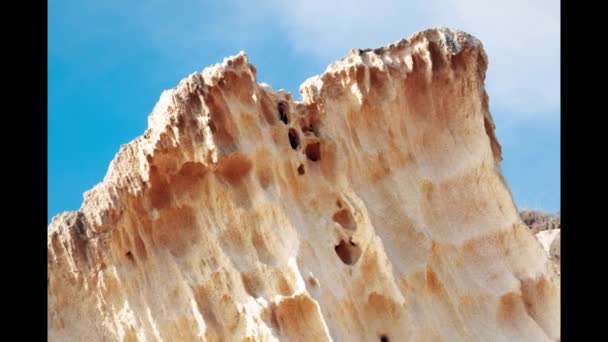 Rocas Orilla Del Mar Caspio — Vídeos de Stock