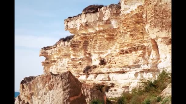 Rocce Sulla Riva Del Mar Caspio — Video Stock