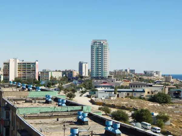 Aktau città . — Foto Stock