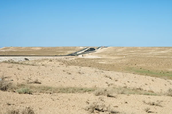 Tot vaststelling van een nieuwe weg. — Zdjęcie stockowe