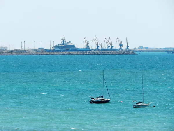 Sea port Aktau — Stock Photo, Image