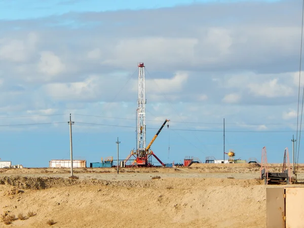 Reparación de un pozo de gas — Foto de Stock