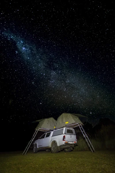 Sleeping under the stars Stock Picture