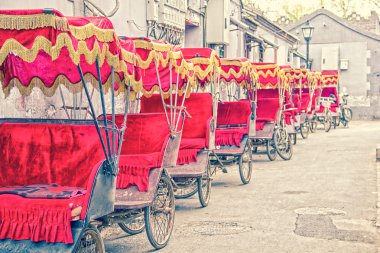 tipik Asya rickshaws