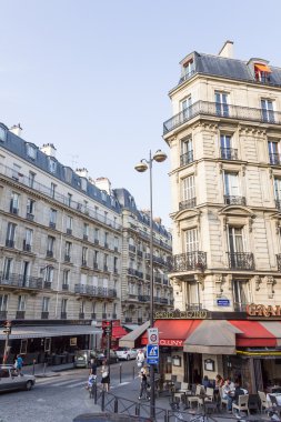 Bistro Montmartre Paris, Fransa, sokaklarında
