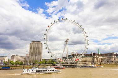 london eye ve thames Nehri