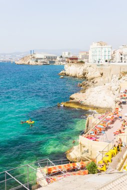 Vallon des Auffes ve Marsilya bağlantı noktası görünümü