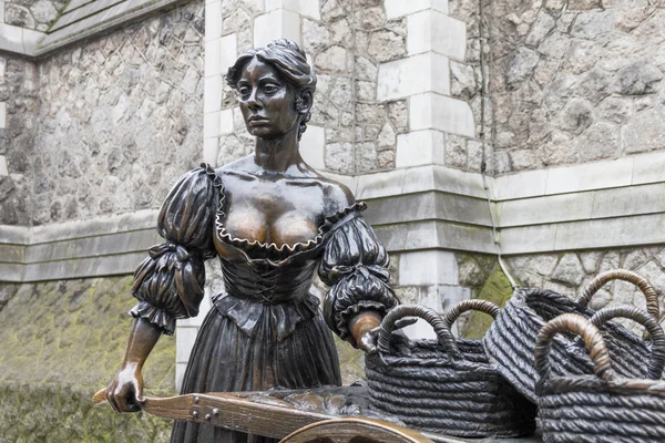 The Molly Malone statue, Dublin, Ireland — Stock Photo, Image