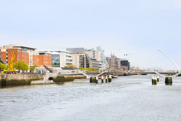 Samuel Beckett Bridge στο Δουβλίνο, Ιρλανδία — Φωτογραφία Αρχείου