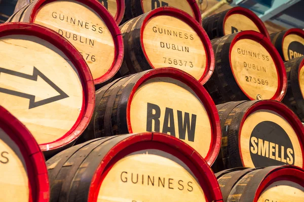 Bear Barrels inside in the Guinness Storehouse, Dublin — Stock Photo, Image
