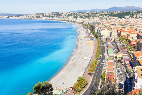 Vista aérea de Nice, Riviera Francesa — Fotografia de Stock