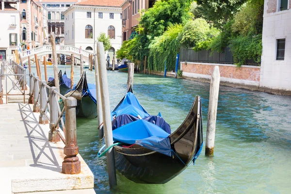 Gondels in Venetië, Italië — Stockfoto