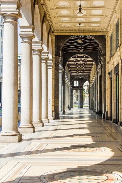 Street of Milan, north of Italy