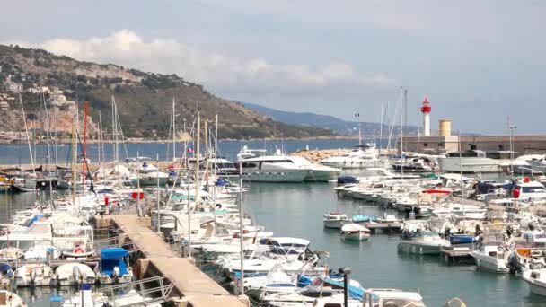 Port de Menton, Côte d'Azur — Video