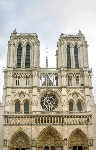 Парижская Богоматерь Собор Парижской Богоматери Париж Франция — стоковое фото