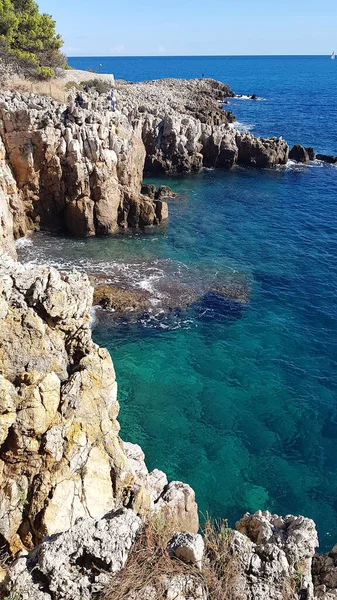 Paisaje Cap Antibes Sur Francia —  Fotos de Stock