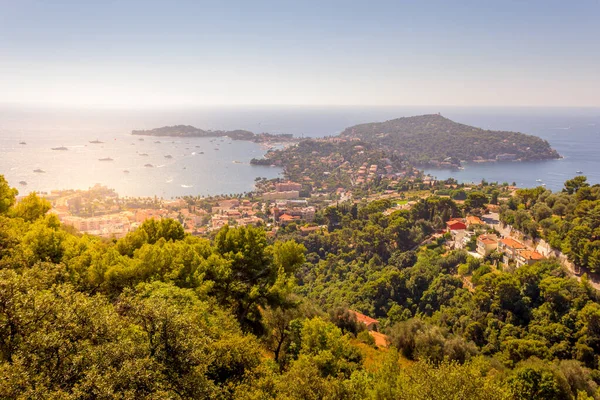 Veduta Aerea Del Cap Ferrat Del Mar Mediterraneo — Foto Stock