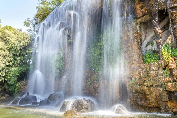 Waterfall Castle Hill Nice France — Stock Photo, Image