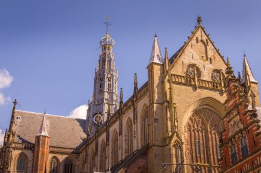 Hollanda, Haarlem pazar meydanındaki Saint Bravo Kilisesi (Groete Kerk)