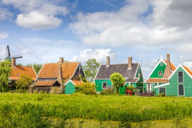 Zaandam, Hollanda 'da manzara