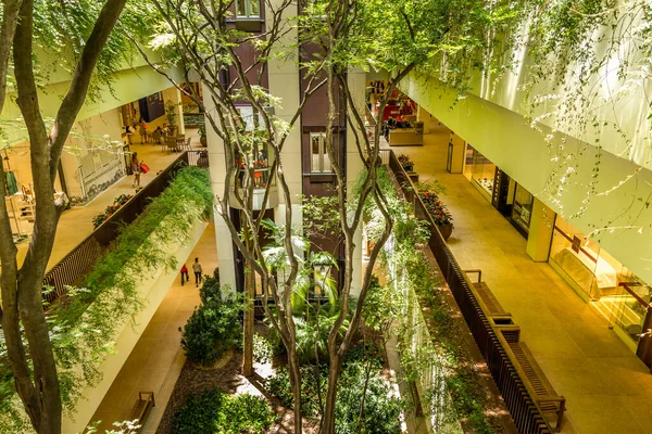 Sao Paulo Brazilië Februari 2014 Ecologisch Gebouw Met Planten Aan — Stockfoto