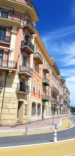 Gebouwen Het Oude Centrum Van Nice Côte Azur — Stockfoto