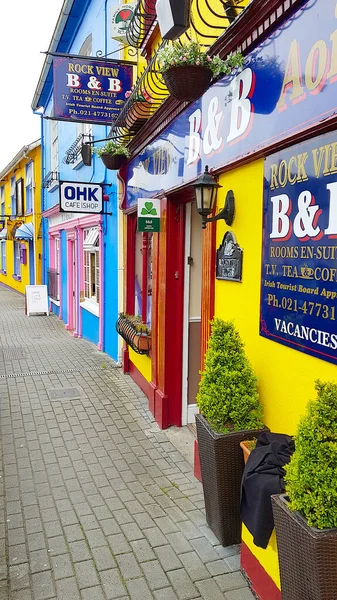 Kinsale Cork Irlande Mai 2018 Maisons Colorées Kinsale Paysage Rue — Photo