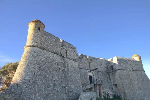 Nice Fransa Nın Güneyindeki Alban Dağı Nda Fort Mont Alban — Stok fotoğraf