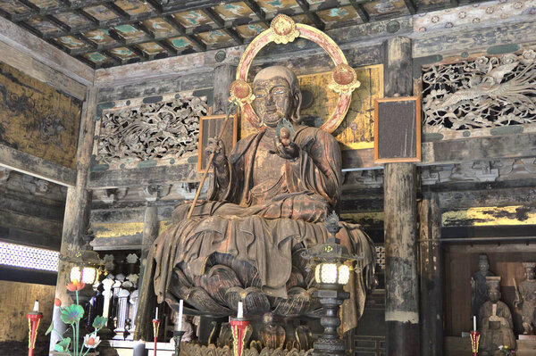 Buddha in the Kencho-ji Temple, Kamakura, Japan