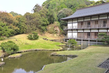 Kencho-ji, Kamakura, Japonya 'da manzara