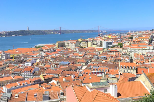 Vista Aérea Lisboa Portugal — Fotografia de Stock