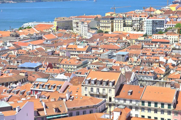 Bovenaanzicht Van Lisbon Portugal — Stockfoto